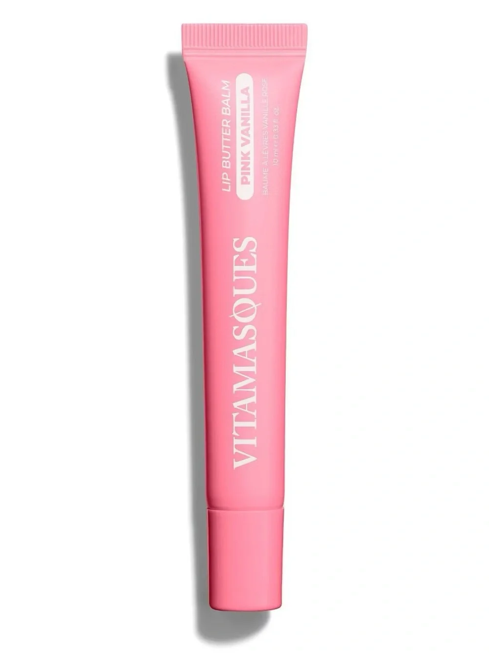 Vitamasques Plump & Repair Tinted Lip Butter Balm in Pink Vanilla. 10 mL / 0.33.